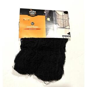Hyde & EEK! Boutique Eerie Black Halloween Fabric 9'4", Halloween Decoration